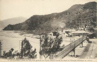 CPA FRANCE 06 "La Vésubie, Vue générale de l'usine électro chimie de Bozel et l'énergie électrique du littoral"