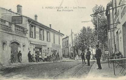 CPA FRANCE 06 "Mandelieu, Les termes rue principale"