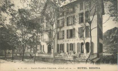 CPA FRANCE 06 "St Martin Vésubie, Hôtel Régina"