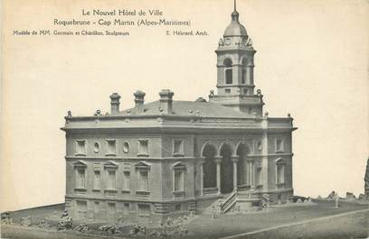 CPA FRANCE 06 "Roquebrune Cap Martin, Maquette du nouvel Hôtel de Ville''