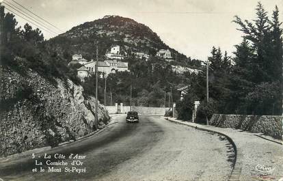 CPSM FRANCE 06 " La Corniche d'Or et le Mont St Peyré"