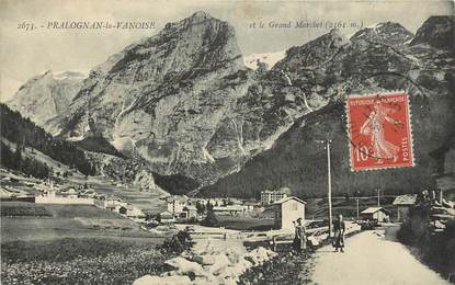 CPA FRANCE 73 "Pralognan la Vanoise et le grand Marchet"