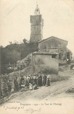 CPA FRANCE 83 "Draguignan, La tour de l'horloge"