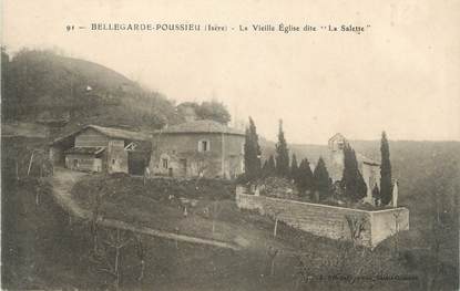 CPA FRANCE 38 " Bellegarde Poussieu, La vieille église dite La Salette"