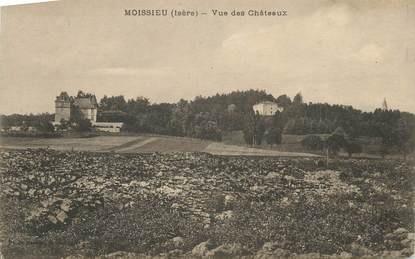 CPA FRANCE 38 " Moissieu, Vue des châteaux"