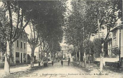 CPA FRANCE 38 " Beaurepaire, Boulevard de la gare"