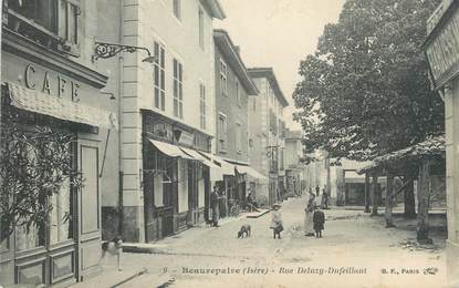 CPA FRANCE 38 " Beaurepaire, Rue Deluzy Dufeillant"