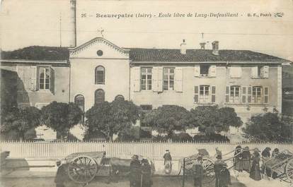 CPA FRANCE 38 " Beaurepaire, Ecole libre de Luzy Dufeuillant"