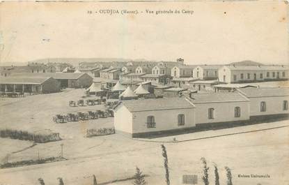 CPA MAROC "Oudjda, vue générale du camp"