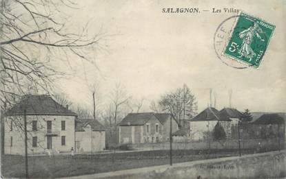 CPA FRANCE 38 " Salagnon, Les villas"