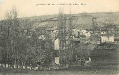 CPA FRANCE 38 " Environs de Bourgoin, Charbonnière"