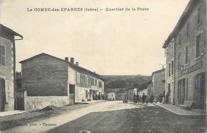 CPA FRANCE 38 " La combe des Eparres, Quartier de la Poste"