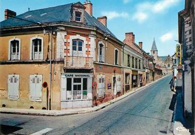 CPSM FRANCE 72 "saint Mars d'Outille, la rue Nationale"