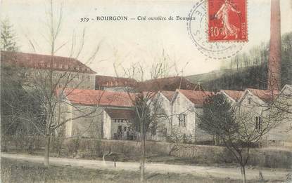 CPA FRANCE 38 " Bourgoin, Cité ouvrière de Boussieu"