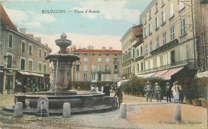 CPA FRANCE 38 " Bourgoin, Place d'Armes"