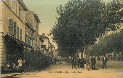 CPA FRANCE 38 " Bourgoin, Champ de Mars"