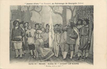 CPA FRANCE 38 " Bourgoin, Le patronage, Jeanne d'Arc de Gounod"