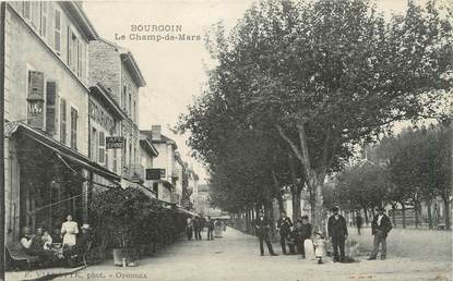 CPA FRANCE 38 " Bourgoin, Le Champ de Mars"