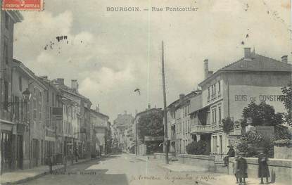 CPA FRANCE 38 " Bourgoin, Rue Pontcottier"