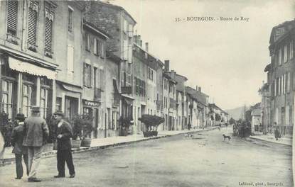 CPA FRANCE 38 " Bourgoin, Route de Ruy"