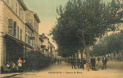 CPA FRANCE 38 " Bourgoin, Le Champ de Mars"