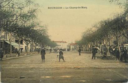 CPA FRANCE 38 " Bourgoin, Le Champ de Mars"