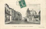 38 Isere CPA FRANCE 38 " Bourgoin, Rue de la République et Place du château"