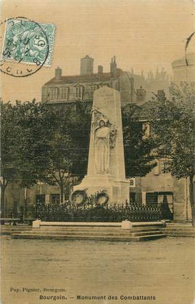 CPA FRANCE 38 " Bourgoin, Le monument aux morts"