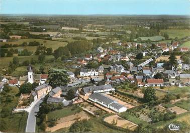 CPSM FRANCE 72 "Poillé sur Vègre, vue générale aérienne"