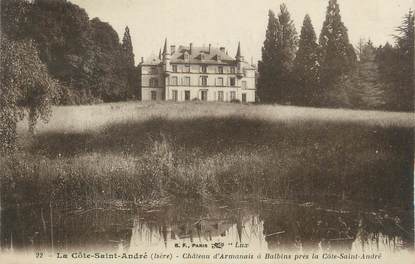 CPA FRANCE 38 " Balbins, Le Château d'Armanais".