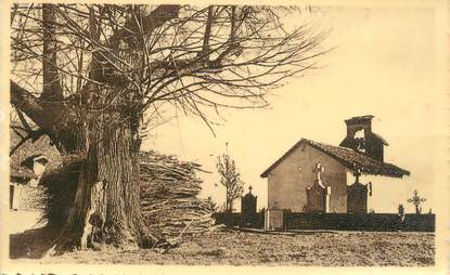 CPA FRANCE 38 " Balbins, La vieille chapelle et le tilleul de Sully"