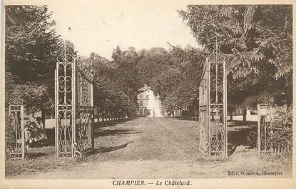 CPA FRANCE 38 "Champier, Le Châtelard"