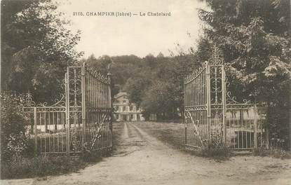 CPA FRANCE 38 "Champier, Le Châtelard"