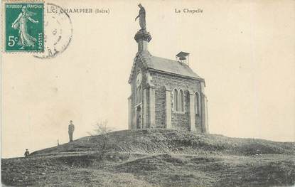 CPA FRANCE 38 "Champier, La chapelle"