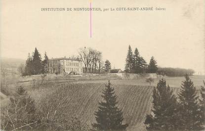 CPA FRANCE 38 " Gillonnay, Institution de Montgontier"