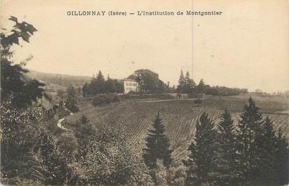 CPA FRANCE 38 " Gillonnay, L'Institution de Montgontier"