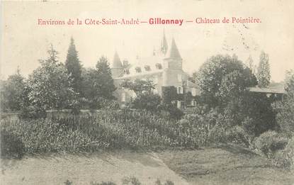 CPA FRANCE 38 " Gillonnay, Château de Pointière"