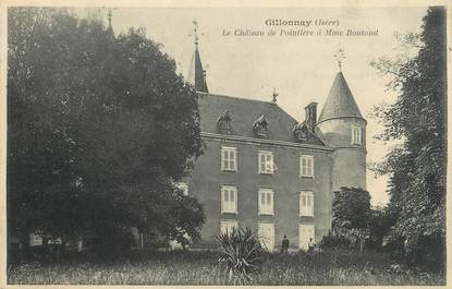 CPA FRANCE 38 " Gillonnay, Le Château de Pointière "