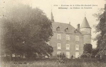 CPA FRANCE 38 " Gillonnay, Le château de Pointière"