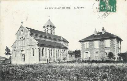 CPA FRANCE 38 " Le Mottier, L'église"