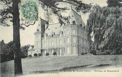 CPA FRANCE 38 " La Côte St André, Le Château de Beauregard"