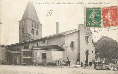 CPA FRANCE 38 " La Côte St André, L'église"