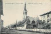 38 Isere CPA FRANCE 38 " La Côte St André, Quartier du Chuzeau et l'église"