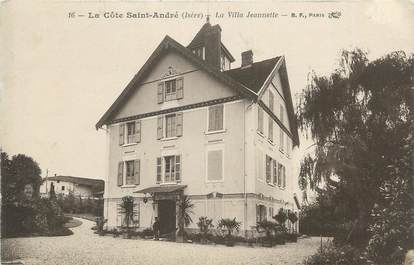 CPA FRANCE 38 " La Côte St André, La Villa Jeannette"