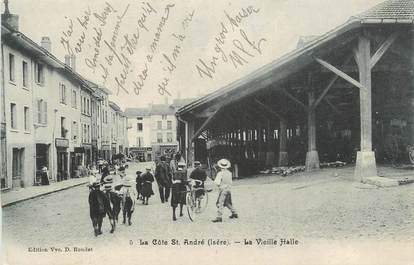 CPA FRANCE 38 " La Côte St André, La vieille halle"