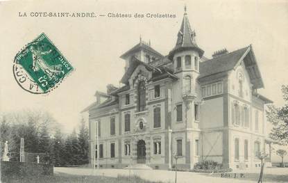 CPA FRANCE 38 " La Côte St André, Le château des Croisettes"