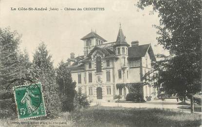 CPA FRANCE 38 " La Côte St André, Le château des Croisettes"