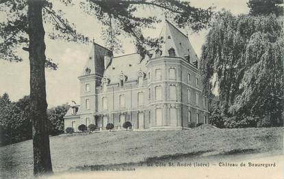 CPA FRANCE 38 " La Côte St André, Le château de Beauregard"