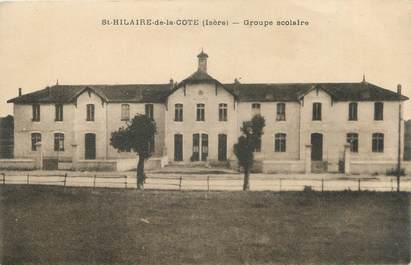 CPA FRANCE 38 " St Hilaire de la Côte, Le groupe scolaire"