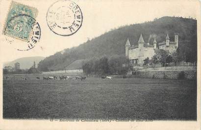 CPA FRANCE 38 "Environs de Crémieu, Le Château de Bien Assis"